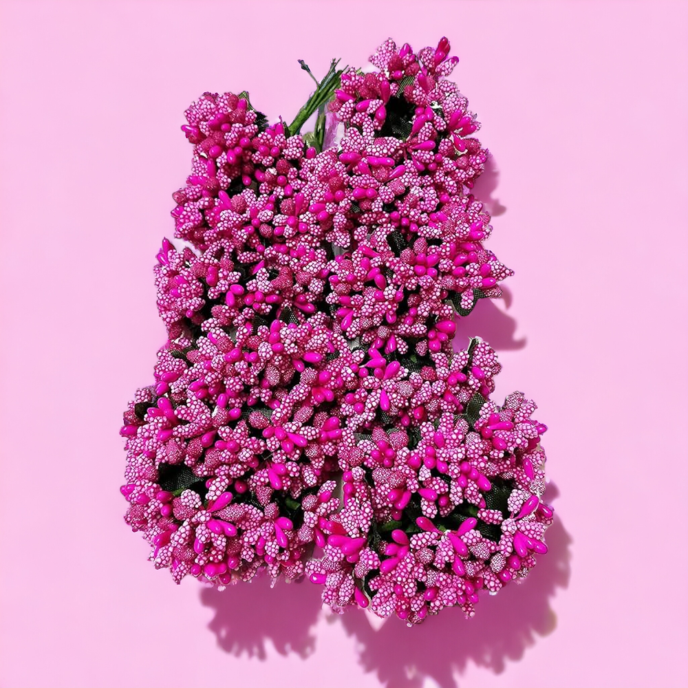 Artificial Pollen Flowers – Magenta